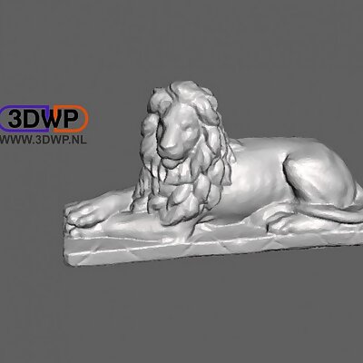 Lion Statue 3D Scan