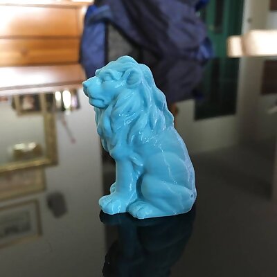 Lion Sculpture 3D Scan