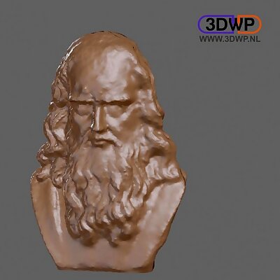 Leonardo Da Vinci Bust 3D Scan