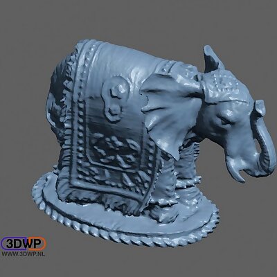 Elephant Sculpture 3D Scan