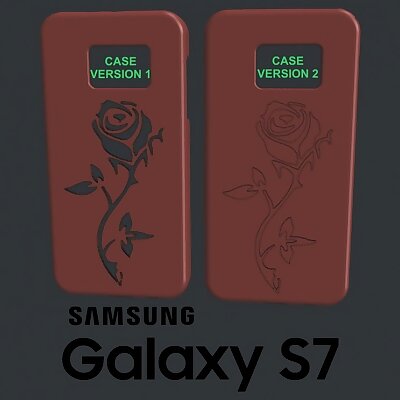 Samsung Galaxy S7 Rose Case