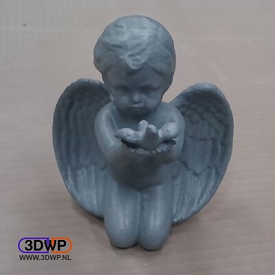 Angel Sculpture Statue 3D Scan