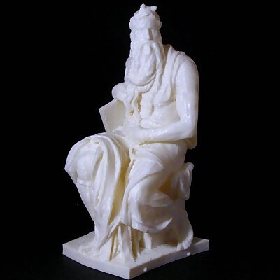 Moses By Michelangelo Sculpture Statue 3D Scan