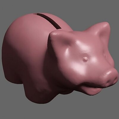 Piggy Bank Edited 3D Scan