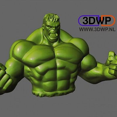 Hulk Sculpture Statue 3D Scan