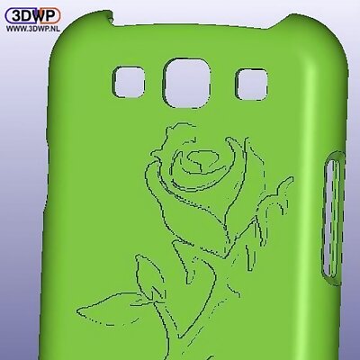 Samsung Galaxy S3 Rose Case