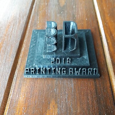 Proto Labs Print award trophy