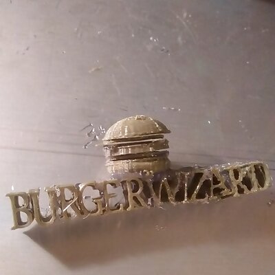 My 3D printable Burgerwizard