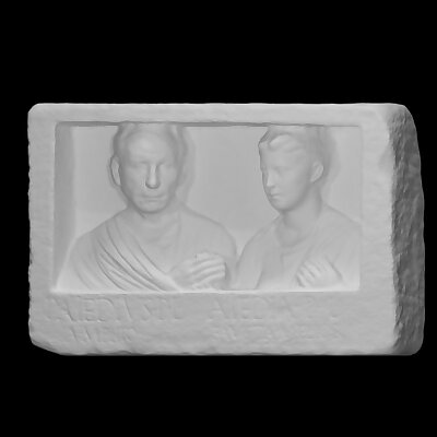 Funerary Relief of Publius Aiedius Amphio and His Wife Aiedia
