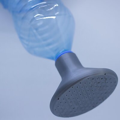 Watering can nozzle for bottle