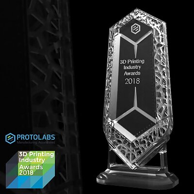 Crystal trophy design  Official Trophy 3D Design Competition