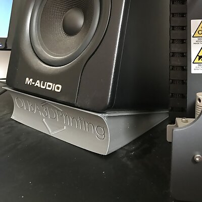 MAudio BX5 D2 Speaker Stand with Logo