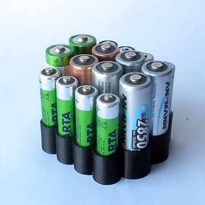 AA  AAA Battery Organizer