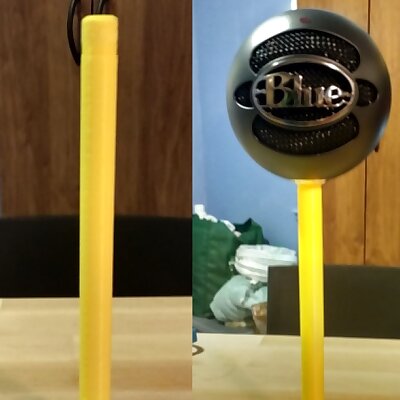 Blue Snowball microphone stands