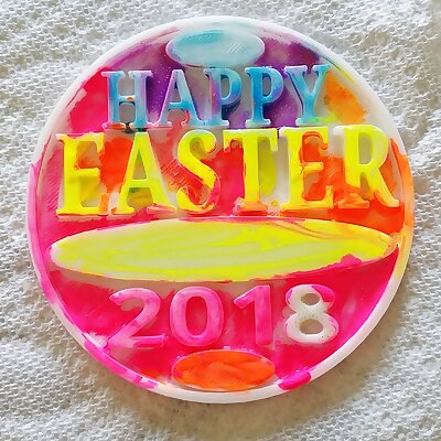 PrintnPaint Coaster Easter 2018