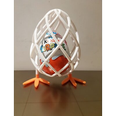 Standing egg for Kinder TinkercadEaster