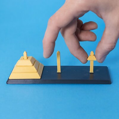Build the Pyramids  Towers of Hanoi Puzzle