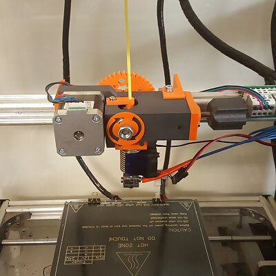 Geared Extruder using M8 extruder driver