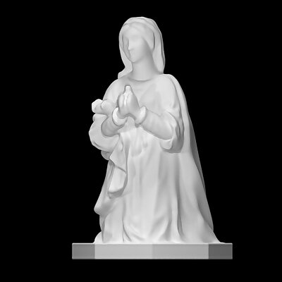 Mary and Joseph from a Representation of the Holy Family