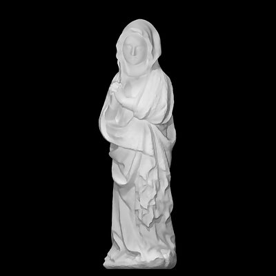 Mourning Virgin from A Crucifixion