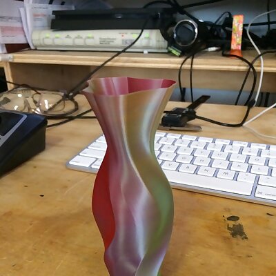 Odd Base Twisted Vase
