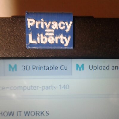 PrivacyLibery Webcam Cover Dual Color