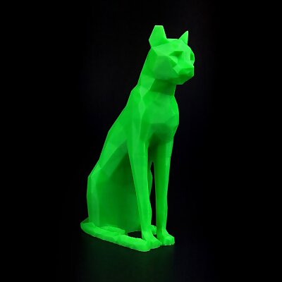 Low Poly Egyptian Cat