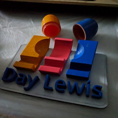 Day Lewis Pill Case and Stand For the Lulzbot comp