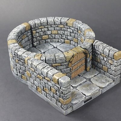 OpenLOCK Dungeon Stone Curved Interfaces