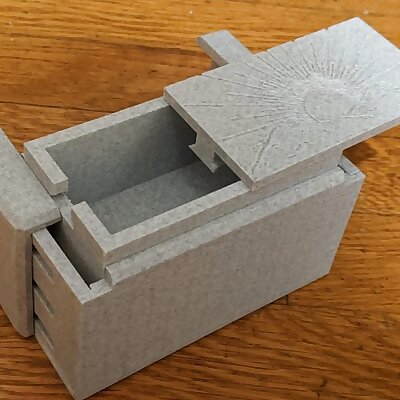 Puzzle Box  Easy Print Hard Solution Version 1