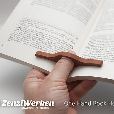 One Hand Book Holder cnclaser