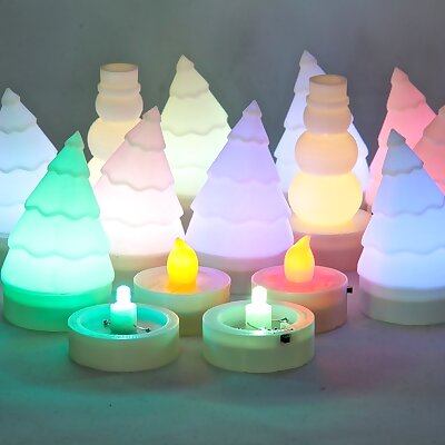 Parametric LED Tea Light