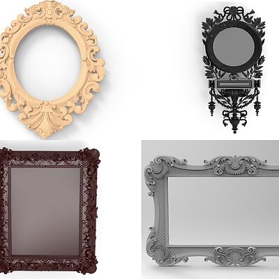 Baroque Picture Frame PACK 02 i update it weekly