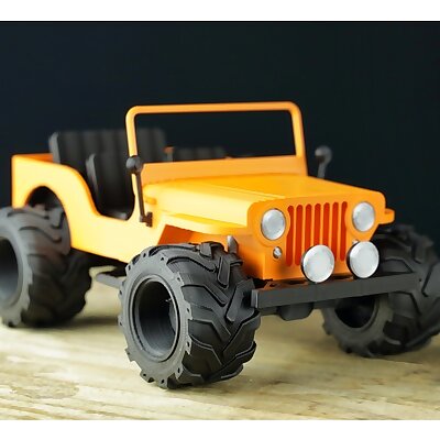 WILLYS JEEP  Fully printable