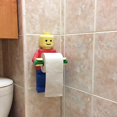 Legoman Holder toilet paper NEW step