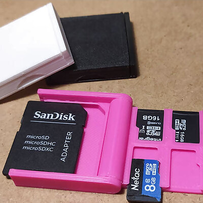 Mini MicroSD Card Case v2