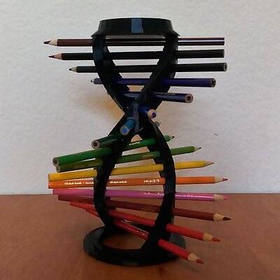 DNA Helix Pencil Holder