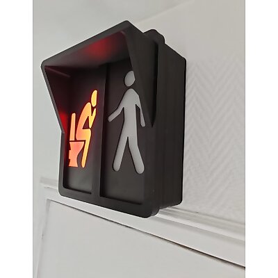 Panneau signalisation WC pedestriancrossing light