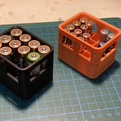 Beer Crate battery holder AAAAA9V18650 Stackable