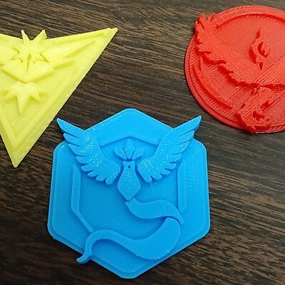 Pokemon GO Team Badge  Necklace