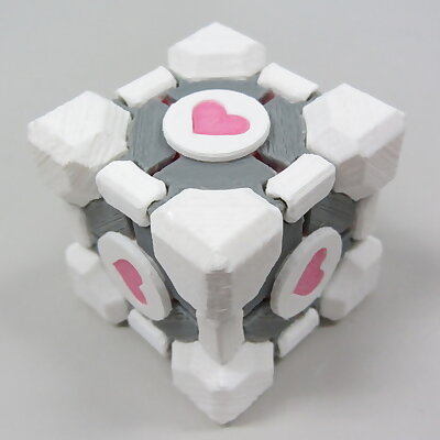 Companion Cube  modular snaptogether colorized