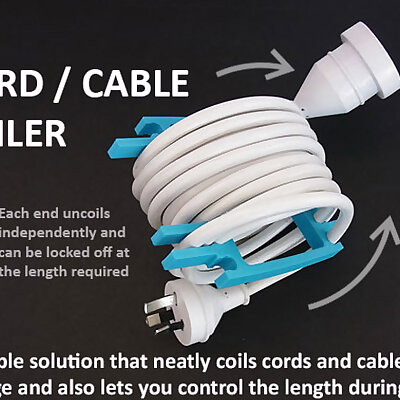 Cord  Cable Coiler