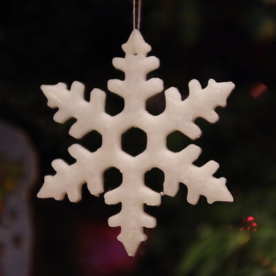 Christmas snowflake decoration