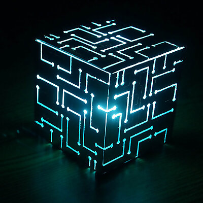 Alien Cube With Lights