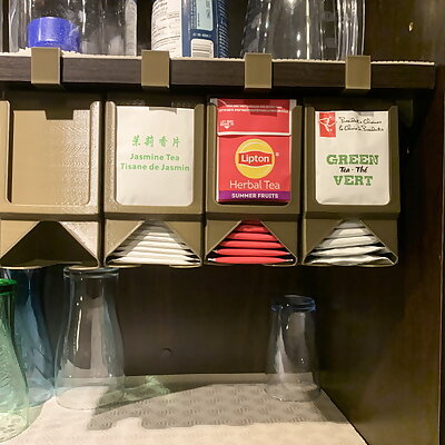 Tea Dispenser tophookmounted Tea Bag Storage Holder