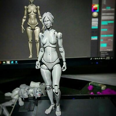 Jointed female figure