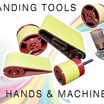 Sanding tools  hands  machines