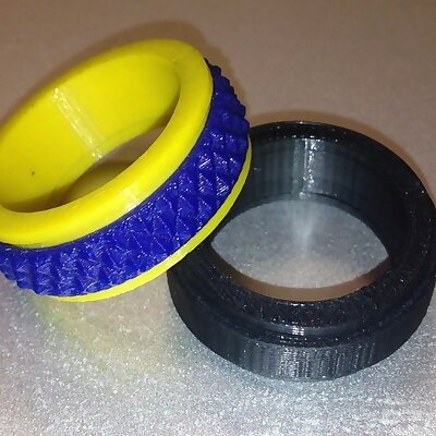 Customizable Fidget Spinner Ring