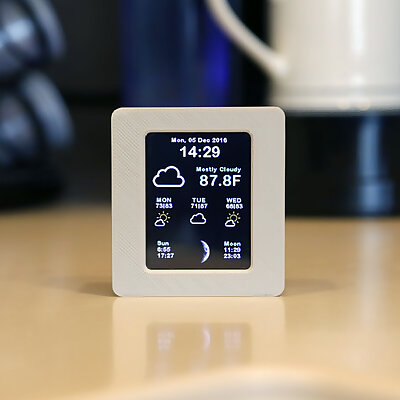 ESP8266 WiFi Weather Station with Color TFT Display