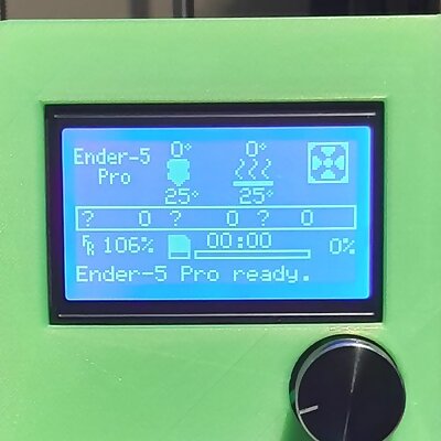 Ender 5 Pro Screen Relocate Bracket Modified